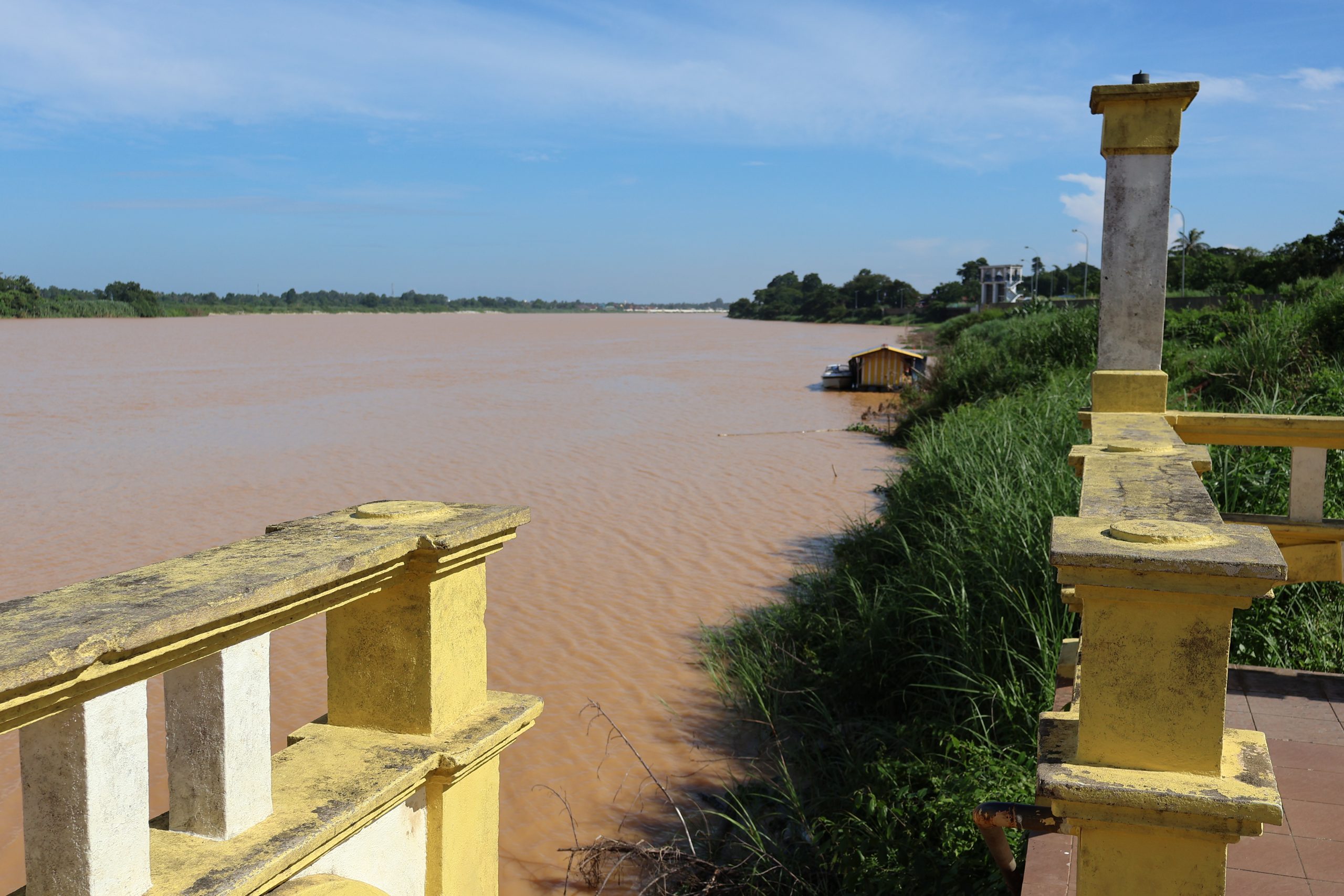 beautiful view at river side port